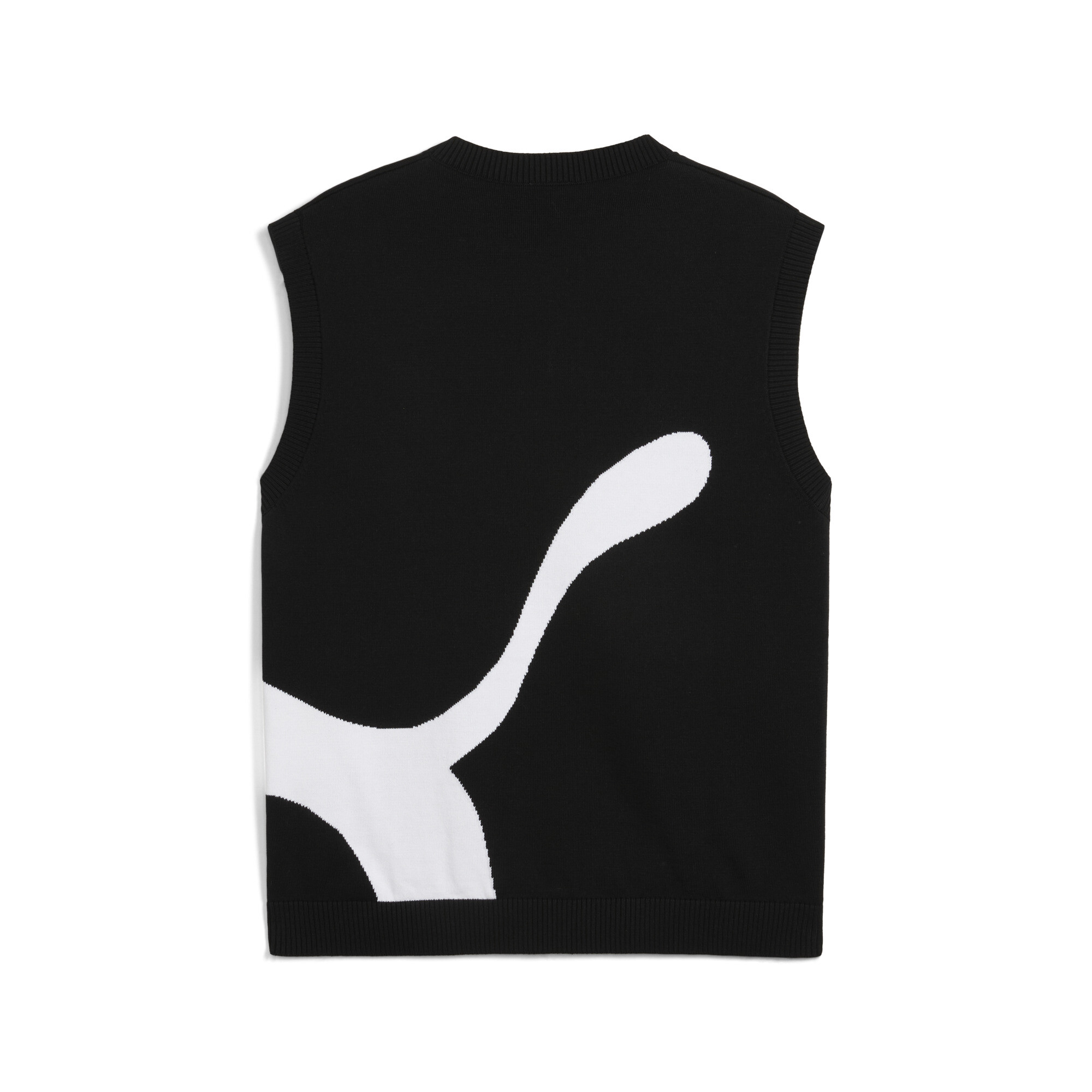 FUTURE.PUMA.ARCHIVE relaxed gebreid hemd met print uniseks, Zwart, Maat XL