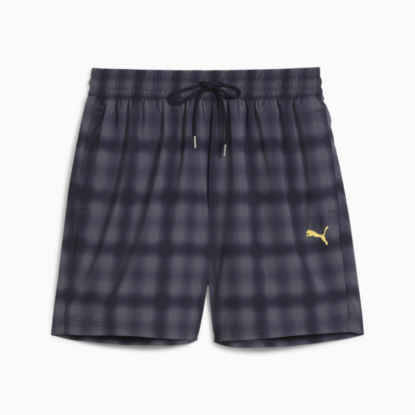 Wardrobe Essentials Relaxed 6" Woven Shorts Men, New Navy-AOP, large-MEX