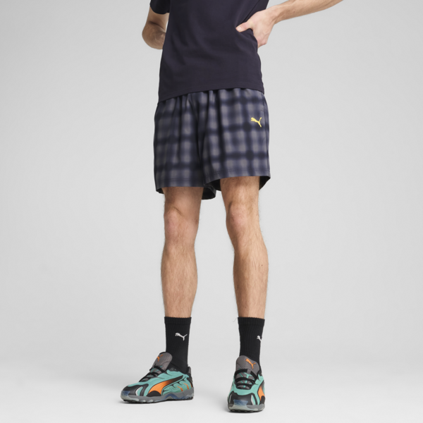 Wardrobe Essentials Relaxed 6" Woven Shorts Men, New Navy-AOP, large-MEX