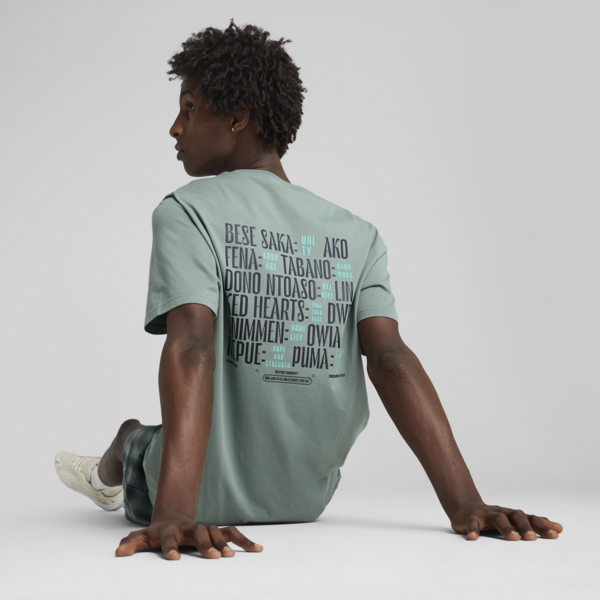 Road To Unity Values Graphic Tee Men, Green Moon, large-MEX