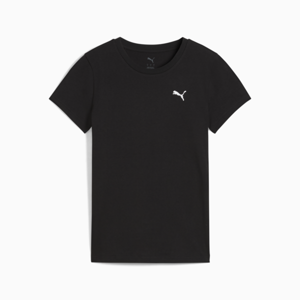 Essentials Slim Tee Women, PUMA Black, large-ZAF