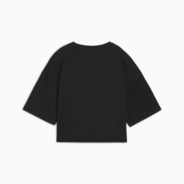 WARDROBE ESS Oversized Short Tee Women, PUMA Black, large-MEX