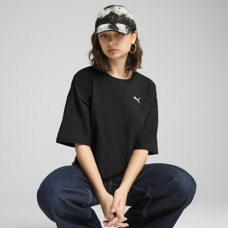 

Women's PUMA WARDROBE Essentials Oversized Short Tee