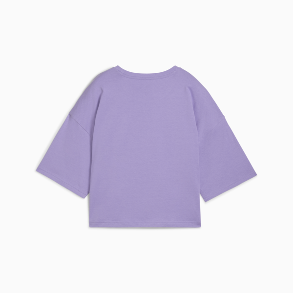 Playera corta WARDROBE Essentials para mujer, Lavender Alert, large-MEX