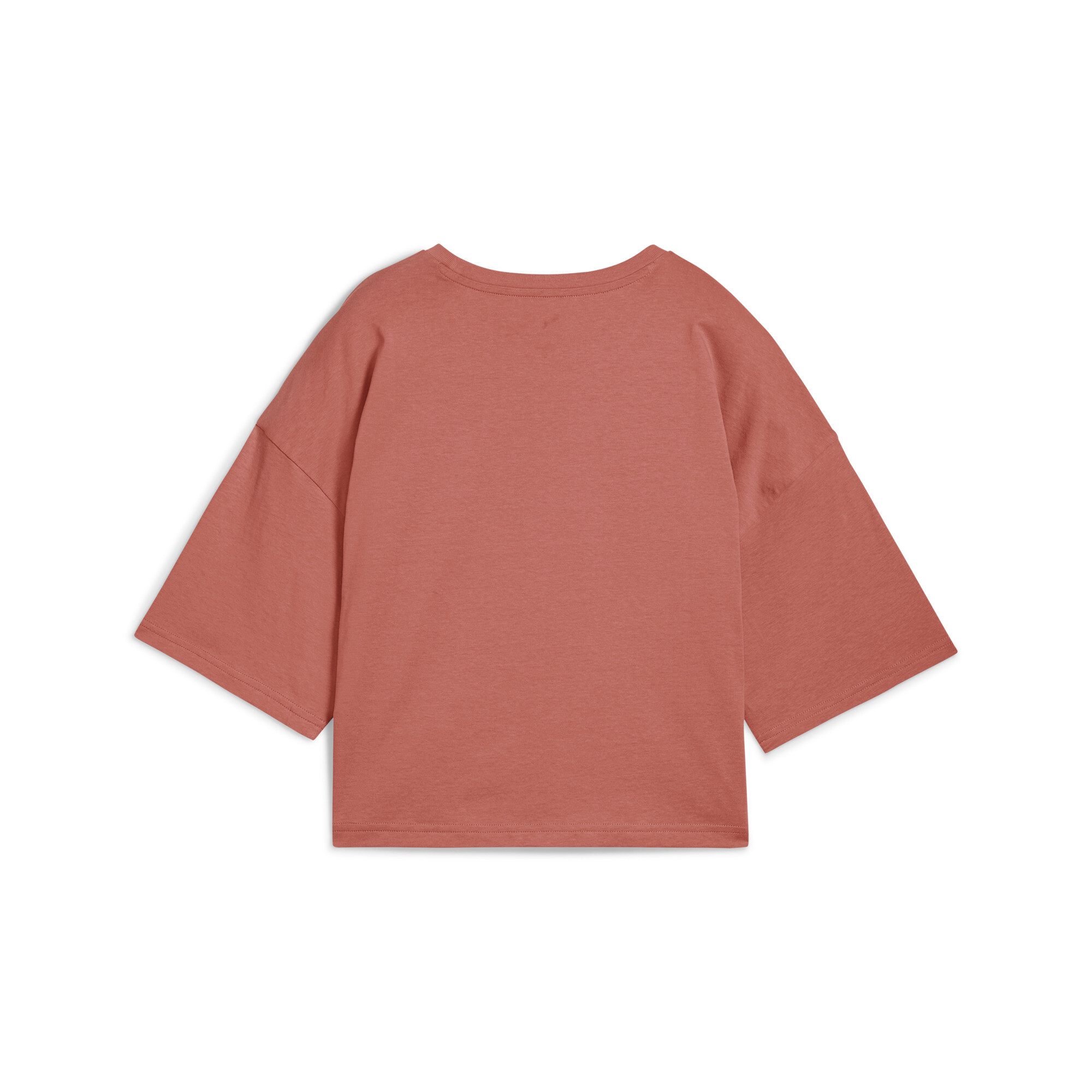 PUMA WARDROBE ESS oversized kort T-shirt voor Dames, Rood, Maat XS thumbnail 2