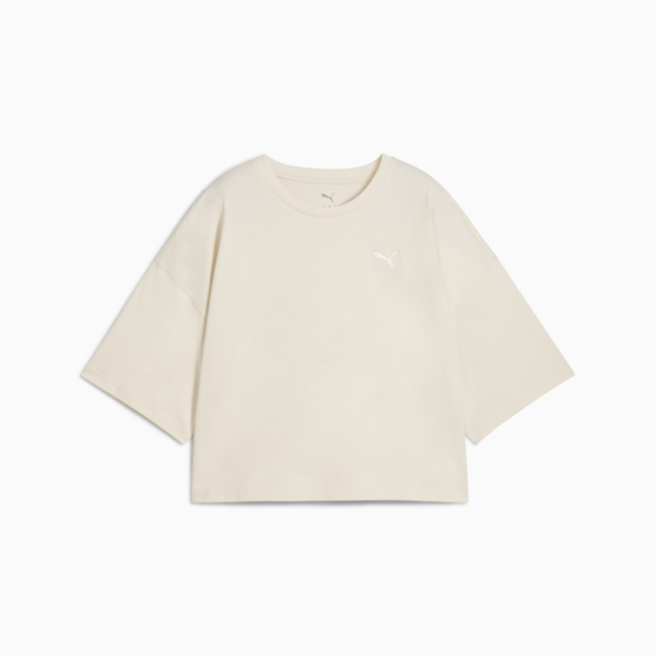 WARDROBE Essentials Oversized Short Tee Women, Alpine Snow, large-ZAF
