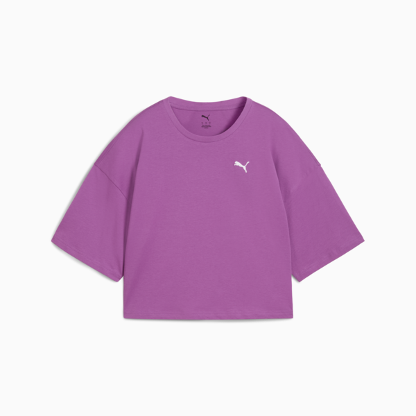 WARDROBE ESS Oversized Short Tee Women, Wild Berry, large-MEX