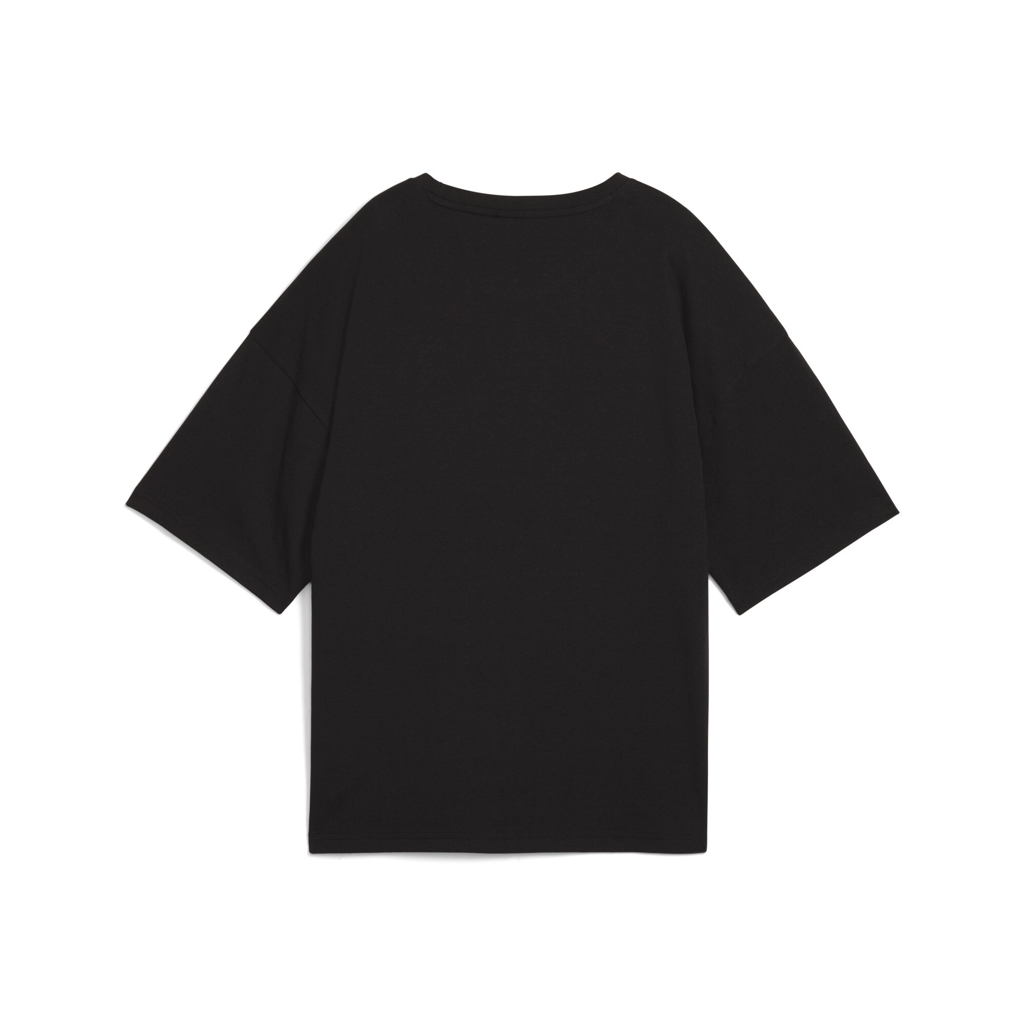 PUMA WARDROBE ESS Oversized T-shirt voor Dames, Zwart