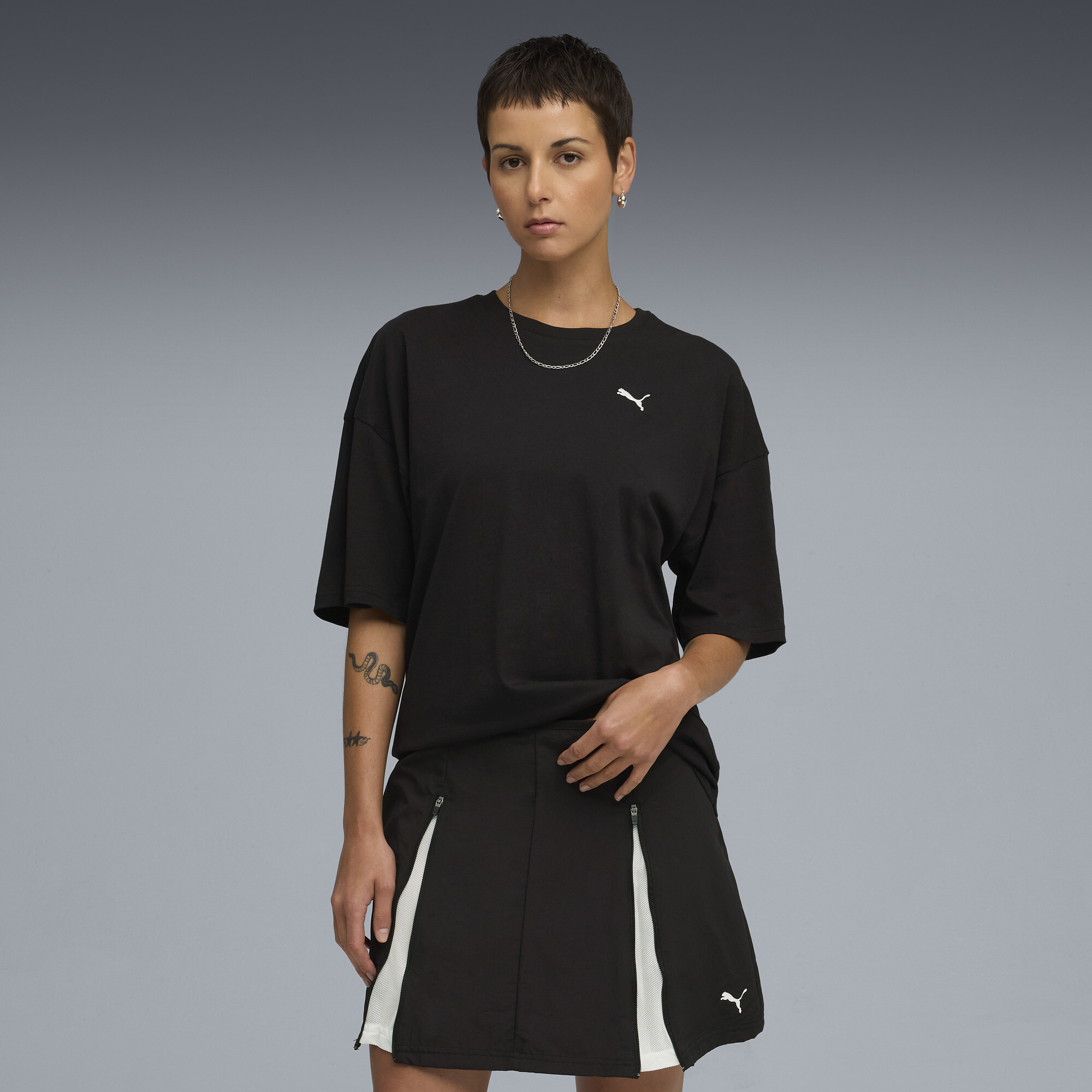 PUMA WARDROBE ESSENTIALS WOMEN'S OVERSIZED T-SHIRT