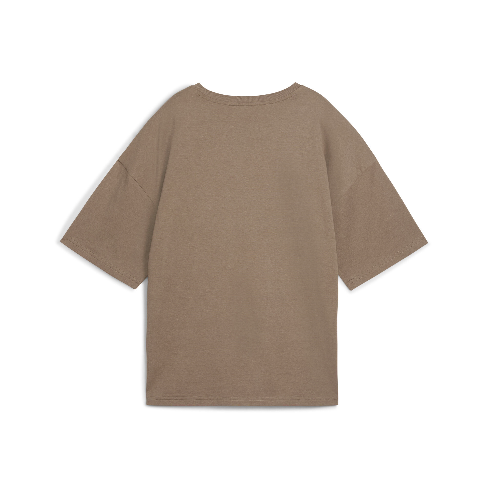PUMA WARDROBE ESS Oversized T-shirt voor Dames, Totally Taupe