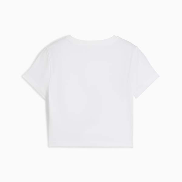 WARDROBE Essentials Baby Tee Women, PUMA White, large-MEX