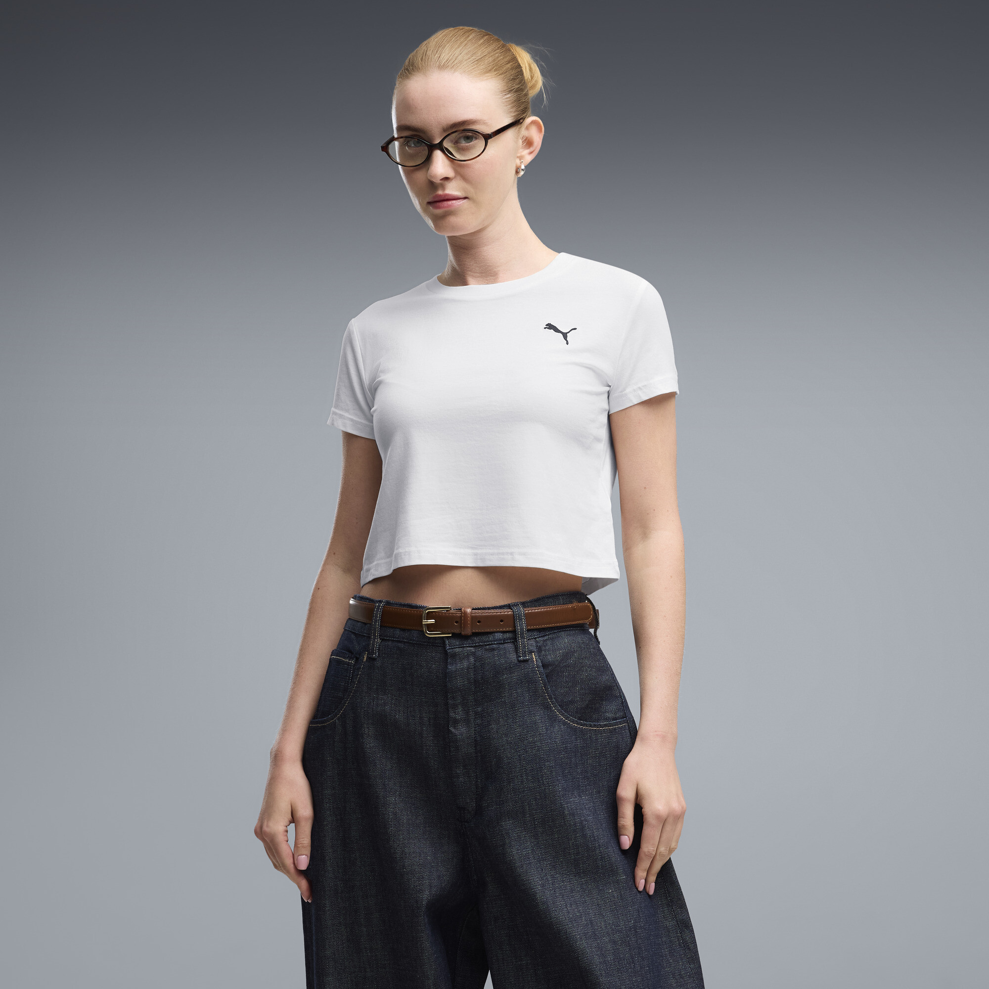 Polera corta Wardrobe Essentials para mujer