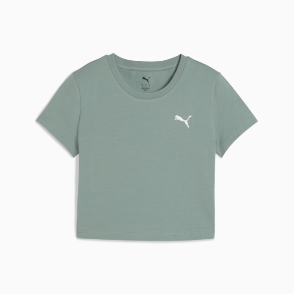 WARDROBE Essentials Baby Tee Women, Green Moon, large-ZAF