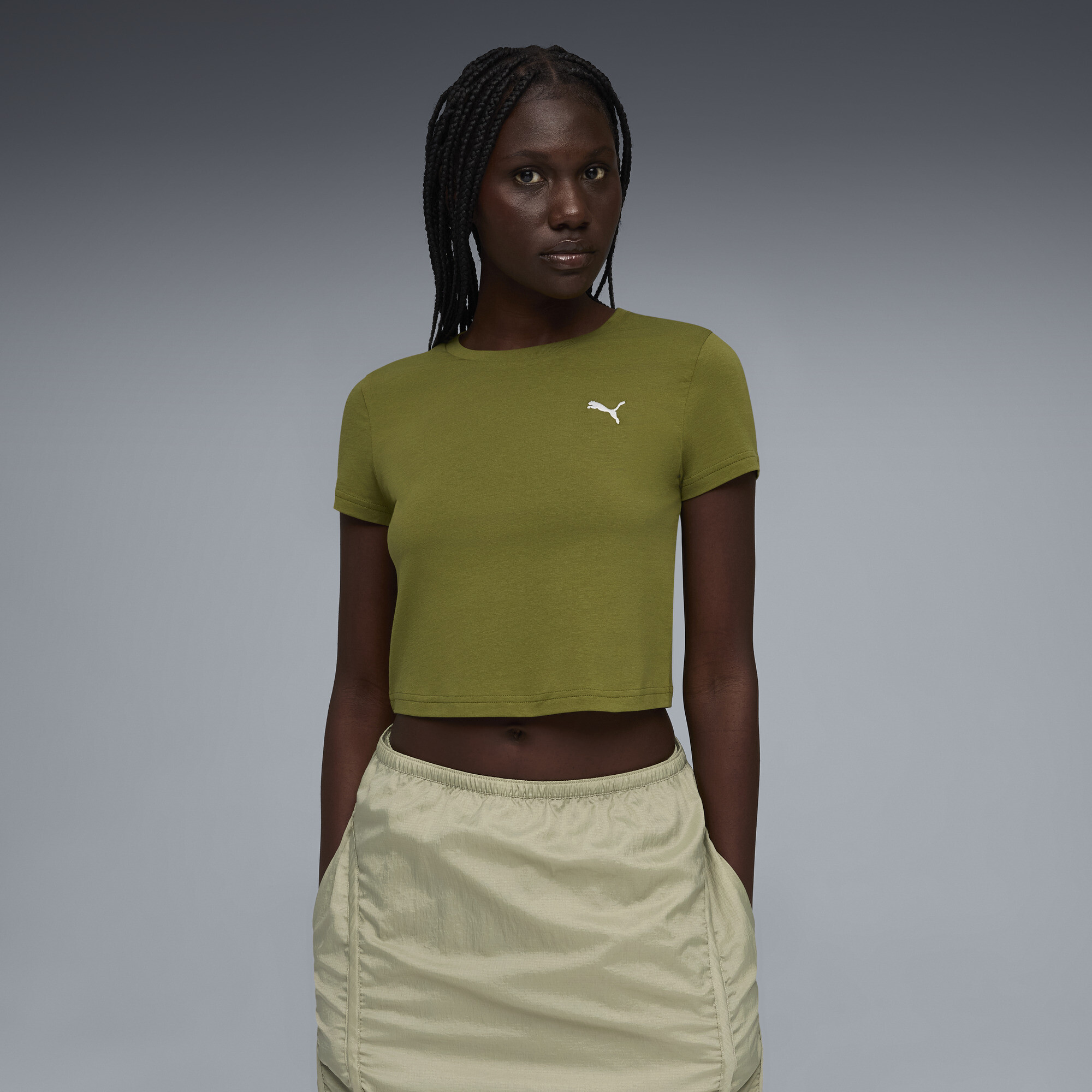 Polera corta Wardrobe Essentials para mujer