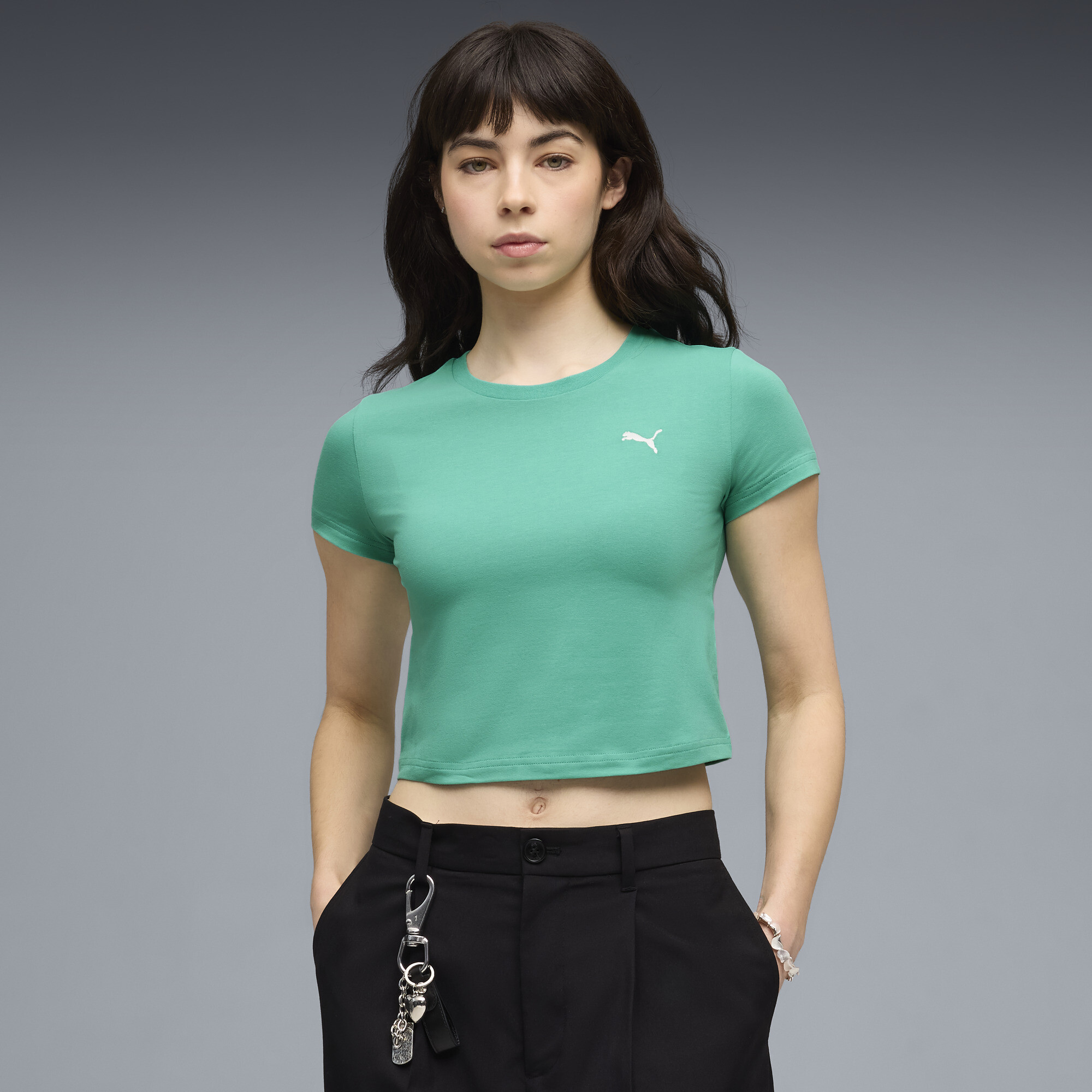 Polera corta Wardrobe Essentials para mujer