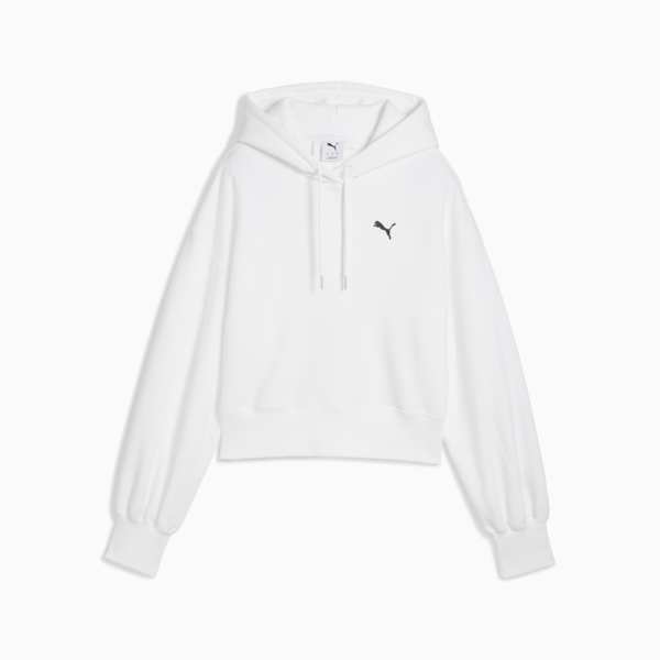 Sudadera WARDROBE Essentials para mujer, PUMA White, large-MEX