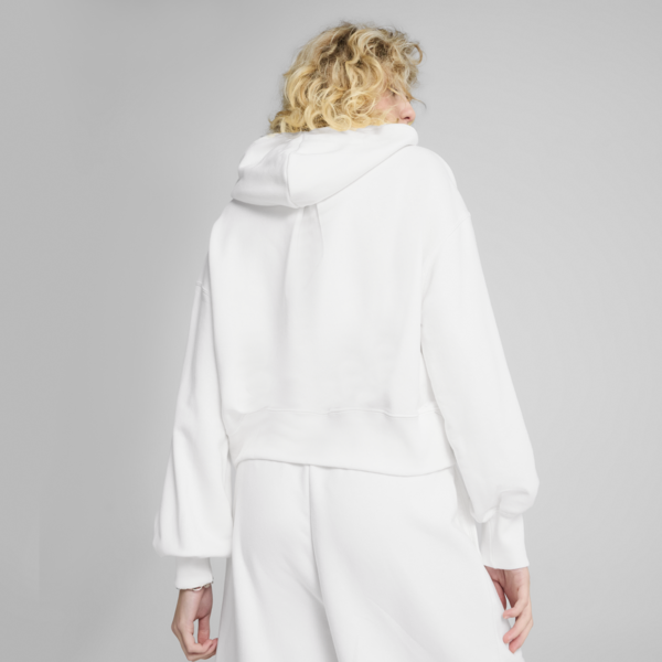 Sudadera WARDROBE Essentials para mujer, PUMA White, large-MEX