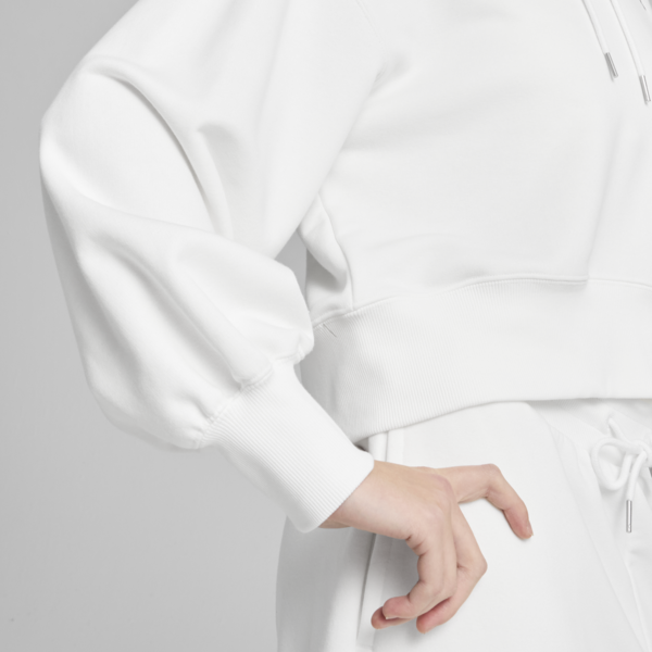 Sudadera WARDROBE Essentials para mujer, PUMA White, large-MEX