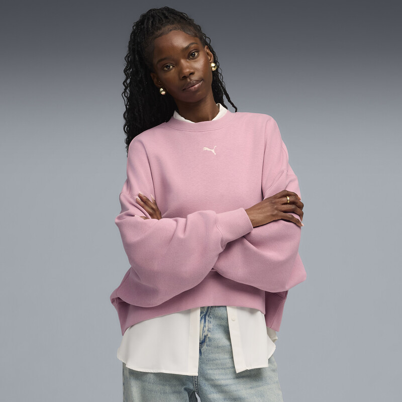 

Women's PUMA Wardrobe Essentials Oversized Crew Sweatshirt