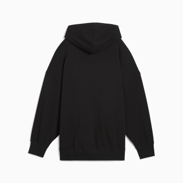 WARDROBE ESS Oversized Hoodie Women, PUMA Black, large-ZAF