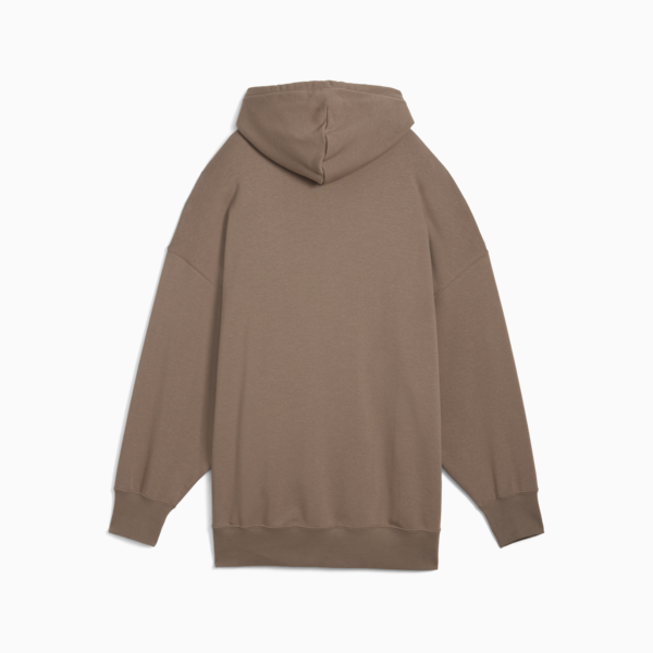 WARDROBE ESS Oversized Hoodie Women, Totally Taupe, large-ZAF