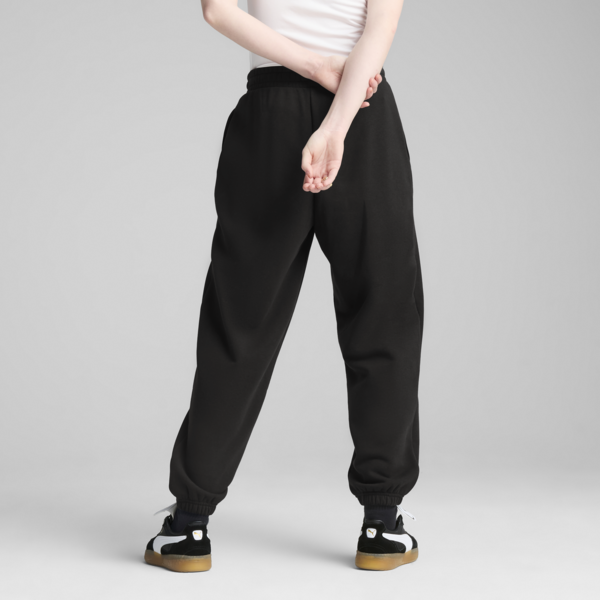 WARDROBE Essentials Relaxed Sweatpants Women, PUMA Black, large-ZAF