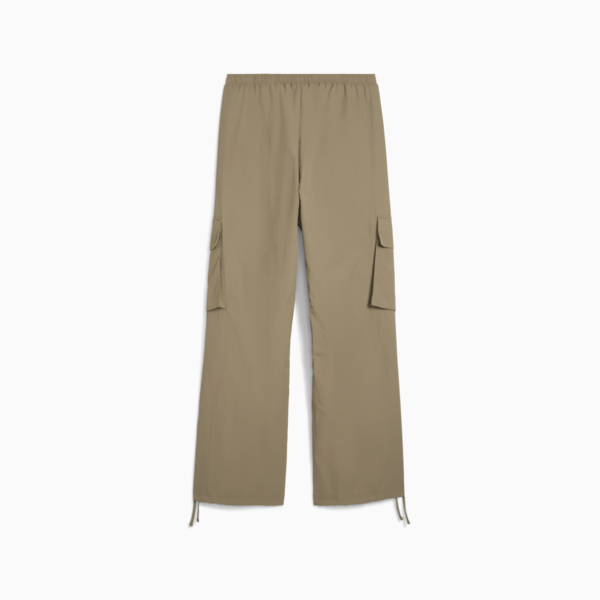 WARDROBE Essentials Relaxed Woven Cargo Pants Women, Velvet Moss, large-ZAF