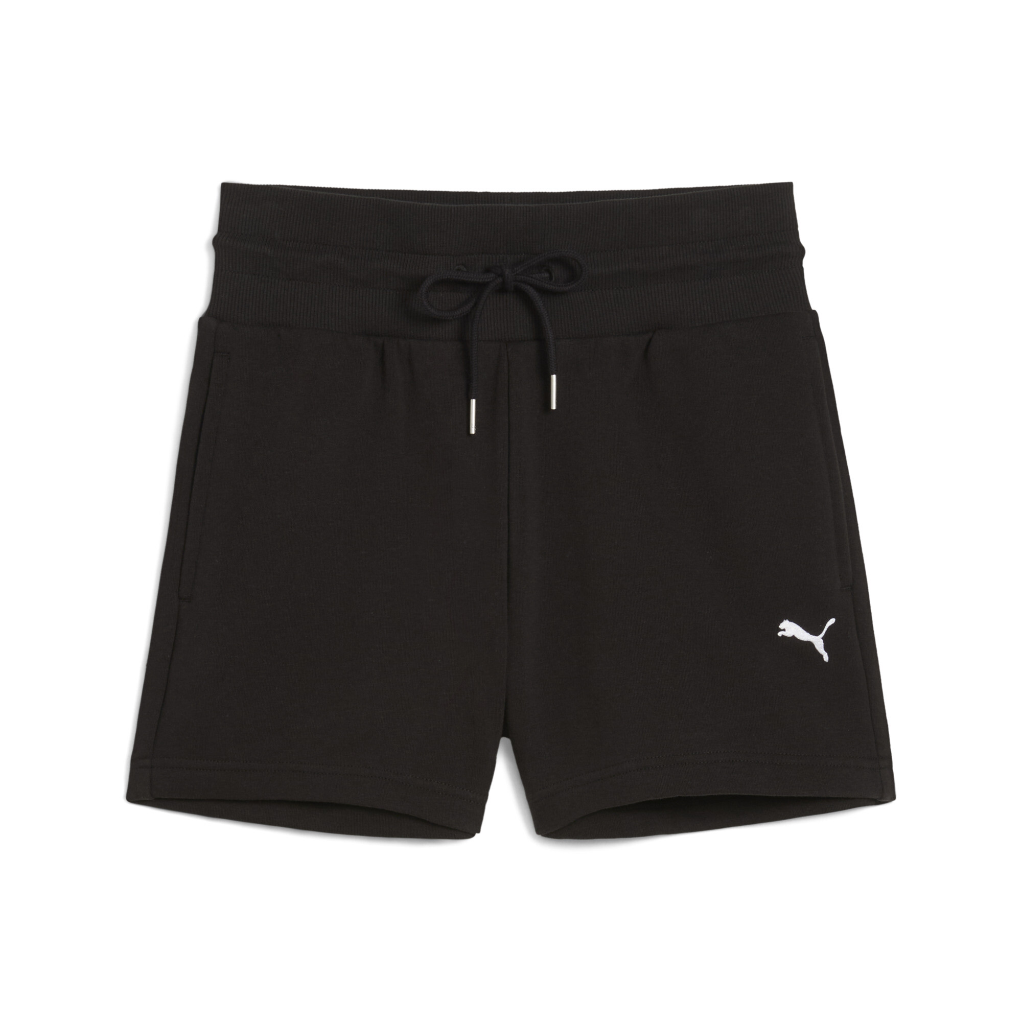 PUMA WARDROBE ESS 4"Short voor Dames, Zwart, Maat L thumbnail 3