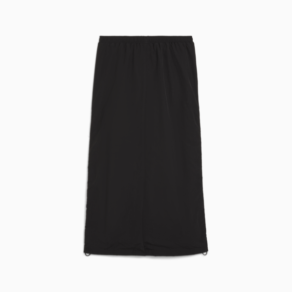 WARDROBE Essentials Woven Maxi Skirt Women, PUMA Black, large-ZAF