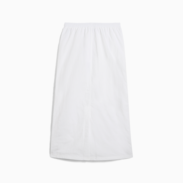 WARDROBE Essentials Woven Maxi Skirt Women, PUMA White, large-ZAF