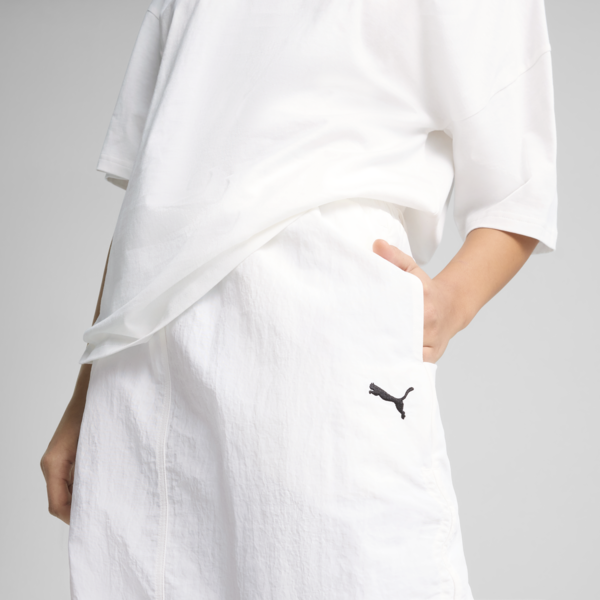 WARDROBE Essentials Woven Maxi Skirt Women, PUMA White, large-ZAF