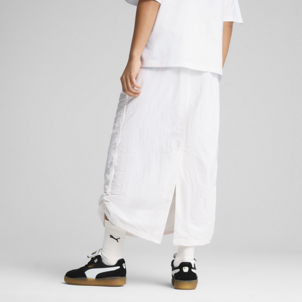 WARDROBE Essentials Woven Maxi Skirt Women, PUMA White, large-ZAF