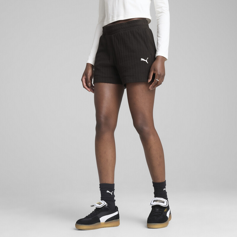 

Women's PUMA WARDROBE Essentials Pointelle 4" Shorts