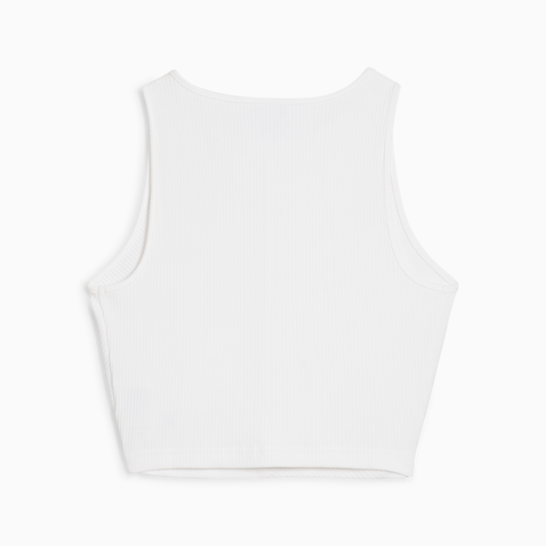 Playera corta WARDROBE Essentials para mujer, PUMA White, large-MEX