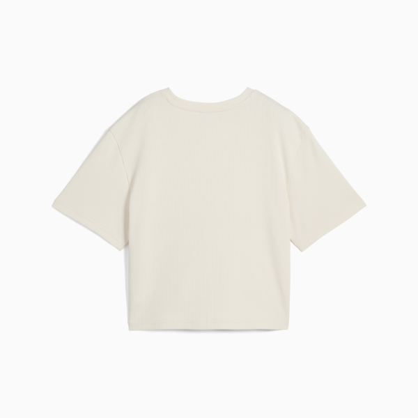 WARDROBE Essentials Ribbed Relaxed Tee Women, Alpine Snow, large-ZAF