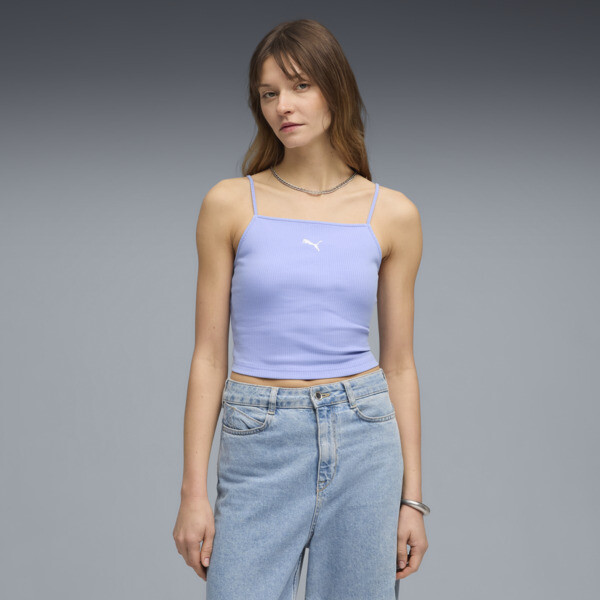 Camiseta PUMA Wardrobe Essentials Morley para Mujer en Talle XL Intense Lavender