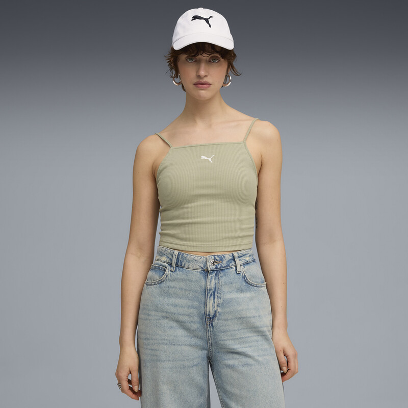 

Women's PUMA WARDROBE Essentials Ribbed Tank Top