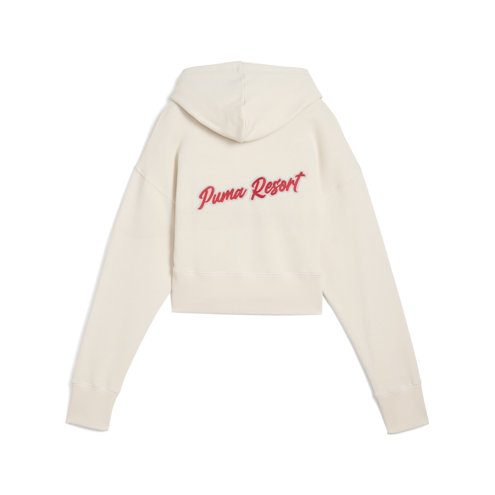 PUMA PREMIUM ESS relaxte hoodie met print voor Dames, Alpine Snow