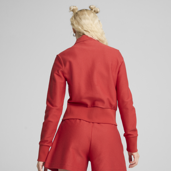 Sudadera PREMIUM Essentials para mujer, Red Fire, large-MEX