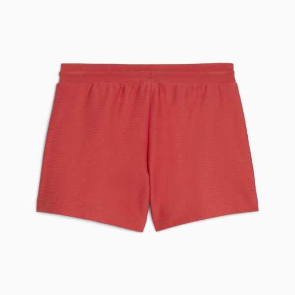 PREMIUM Essentials A-Line Shorts 4' Jacquard Women, Red Fire, large-MEX
