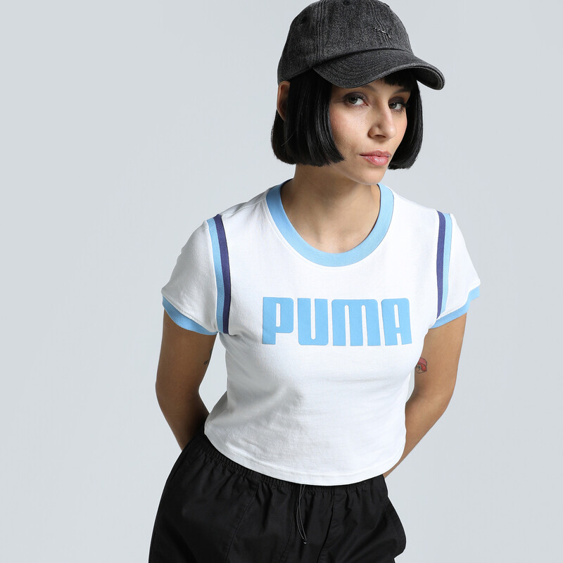 

Women's PUMA FUTURE..ARCHIVE Graphic Slim Fit Crop Tee
