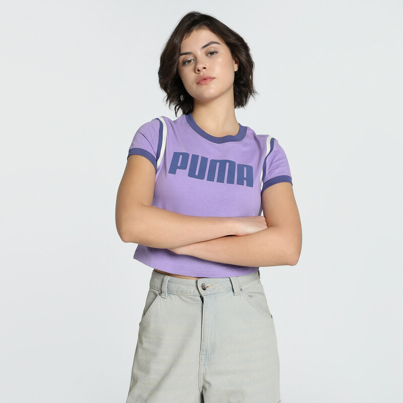 

Women's PUMA FUTURE..ARCHIVE Graphic Slim Fit Crop Tee
