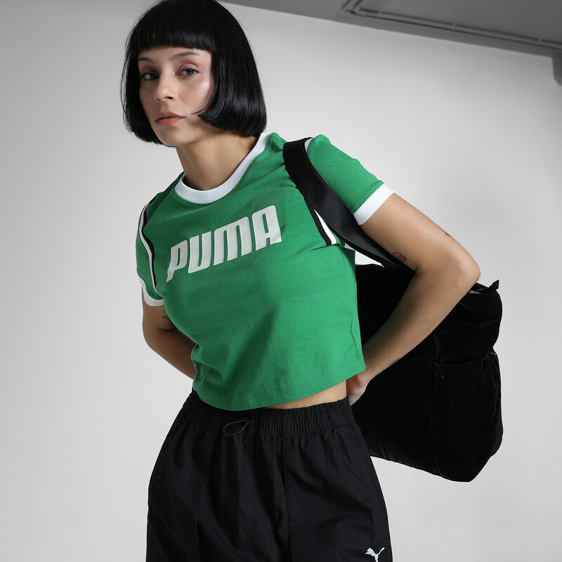

Women's PUMA FUTURE..ARCHIVE Graphic Slim Fit Crop Tee