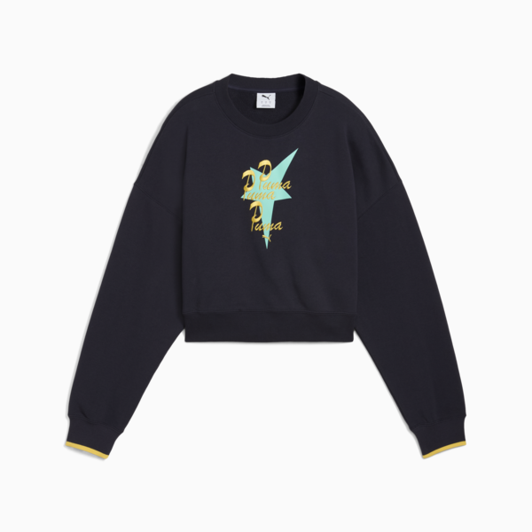 Sudadera oversize Road To Unity para mujer, New Navy, large-MEX