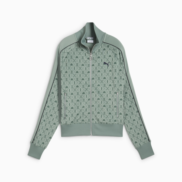 Chamarra Road To Unity para mujer, Green Moon-AOP, large-MEX