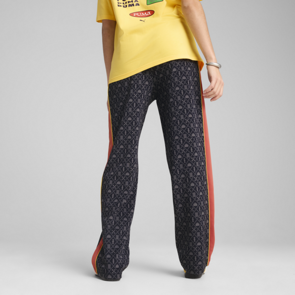 Road To Unity Printed Straight T7 Track Pants Women, New Navy-AOP, large-MEX