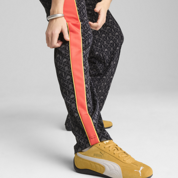 Road To Unity Printed Straight T7 Track Pants Women, New Navy-AOP, large-MEX