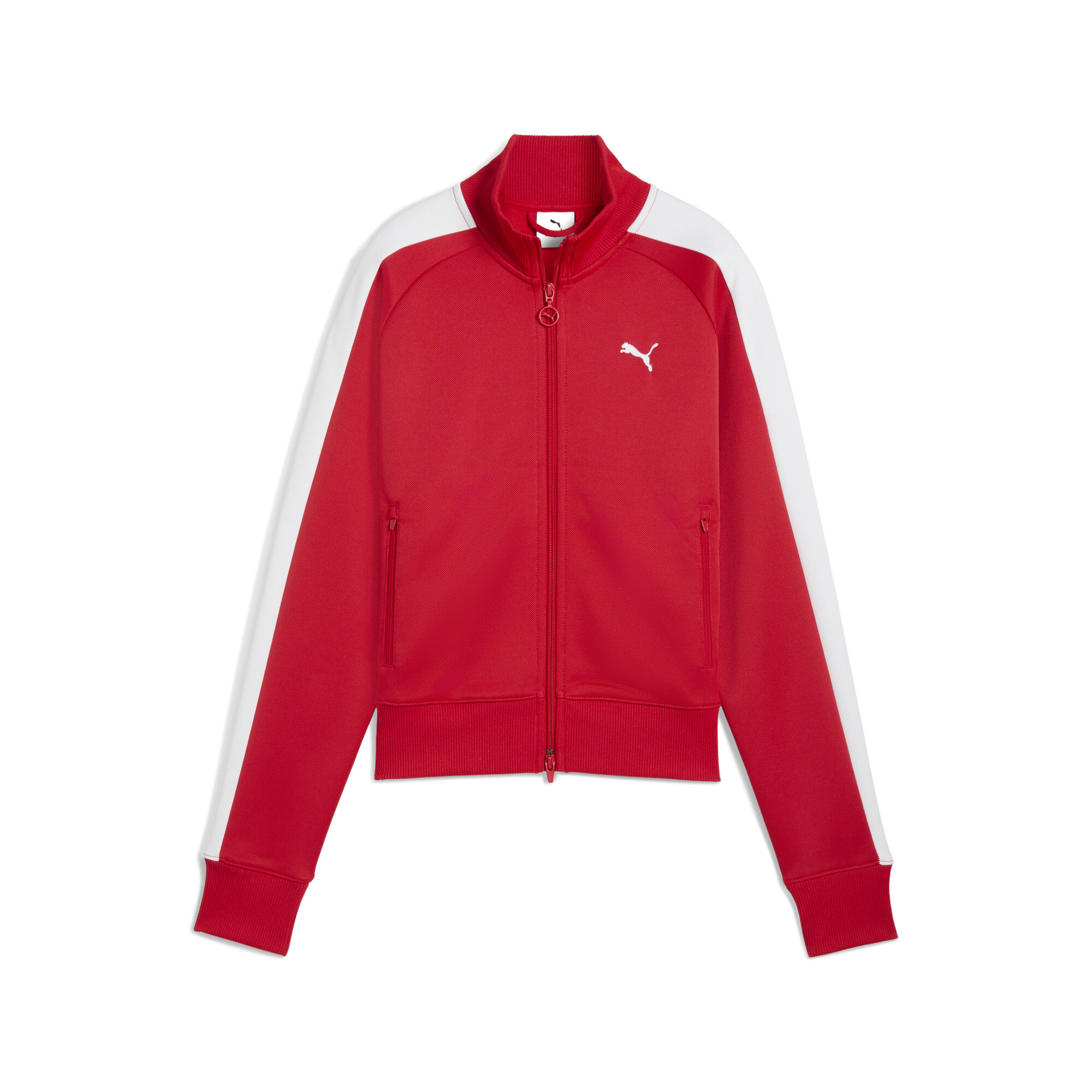 PUMA T7 ALWAYS ON kort trainingsjack voor Dames, Rood, Maat M thumbnail 3