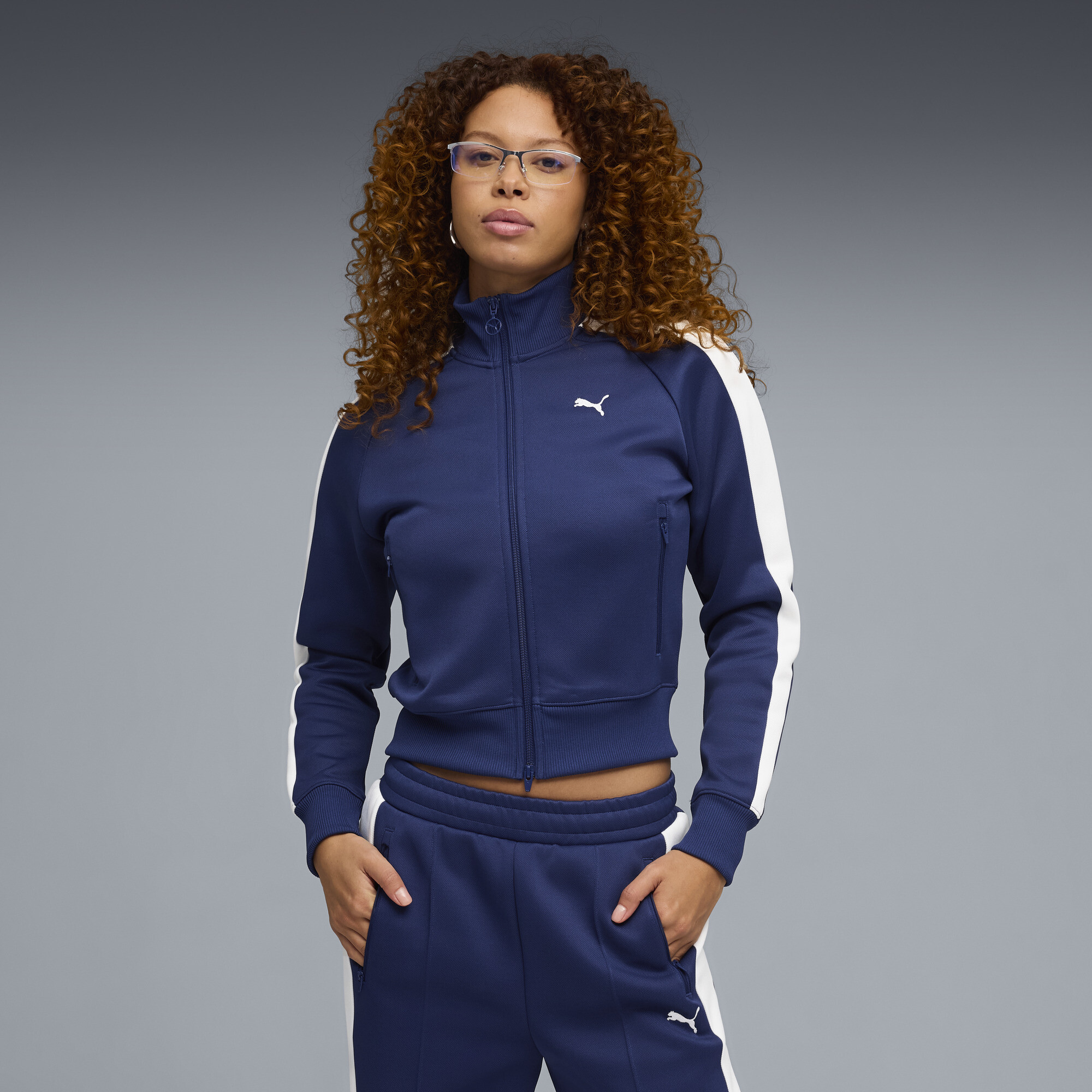 Олимпийка T7 ALWAYS ON Short Track Jacket Women | Цвет: Синий
