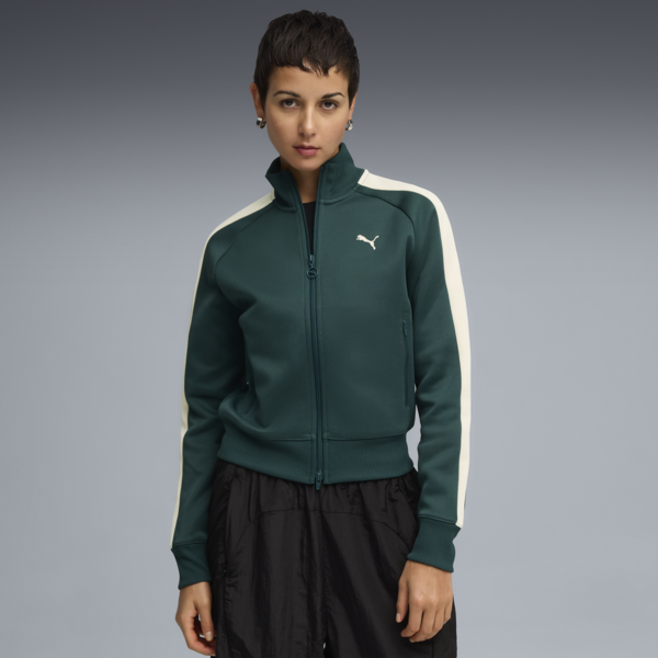 T7 ALWAYS ON Short Track Jacket Women, Green Terrain, large-ZAF